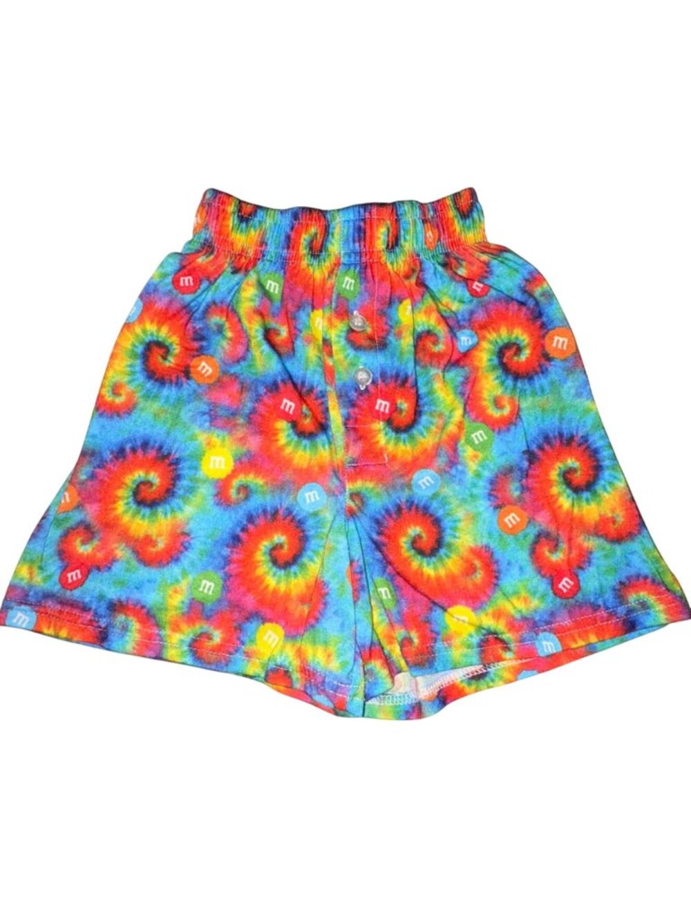 M&M 's M&M World Tie Dye Youth Lounge Shorts-Size XS-GUC